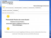 igatec-solarstrom.de Webseite Vorschau