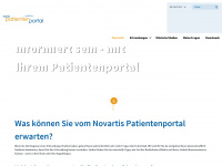 mein-patientenportal.ch Webseite Vorschau