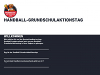 handball-grundschulaktionstag.de Webseite Vorschau