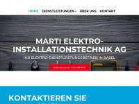basel-elektro.ch Webseite Vorschau