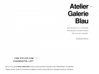 atelier-galerie-blau.de Webseite Vorschau