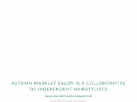 autumnmarkleysalon.com Webseite Vorschau