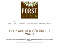 forst-guettingen.ch Webseite Vorschau