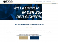 dba-sicherheit.de Webseite Vorschau