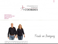 orthopaedie-coordes.de Webseite Vorschau