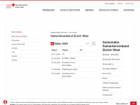 samariter-zuerich-west.ch Webseite Vorschau