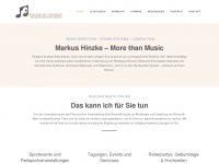 markus-hinzke.de Webseite Vorschau
