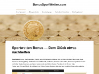 bonussportwetten.com Webseite Vorschau