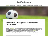 sportwettseiten.org Webseite Vorschau