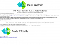 hno-praxis-wuelfrath.de Webseite Vorschau