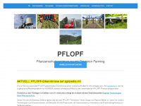 pflopf.ch Webseite Vorschau