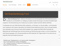 branchenloesung-forst.ch Webseite Vorschau