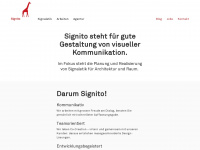 signito.ch Webseite Vorschau