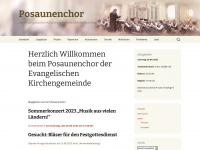 posaunenchor-wk.de Webseite Vorschau
