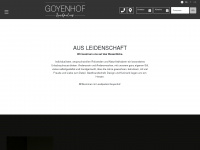 goyenhof.com Webseite Vorschau