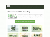bena-consulting.com Webseite Vorschau