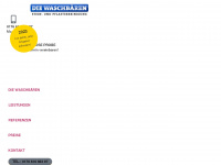 diewaschbaeren.com Webseite Vorschau