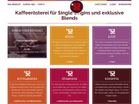 fuerthkaffee.at Webseite Vorschau
