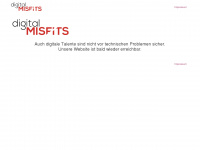 digitalmisfits.net Webseite Vorschau