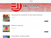 bigtownmusic.de Webseite Vorschau