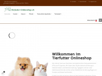 tierfutter-onlineshop.ch Webseite Vorschau