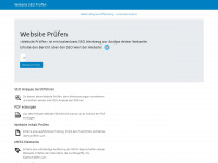 website-pruefen.de Webseite Vorschau