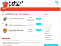 kupfertopf-profi.de Webseite Vorschau