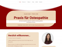 osteopathie-freier.de Webseite Vorschau