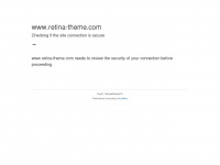 retina-theme.com Webseite Vorschau