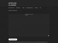 africanflower.org Webseite Vorschau
