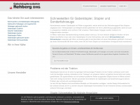 gabelstapler-schneeketten.de Webseite Vorschau