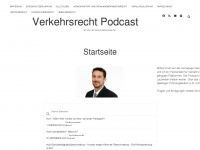 verkehrsrecht-podcast.de Webseite Vorschau