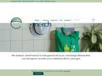 eco-merch.de Webseite Vorschau