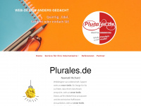 plurales.net Webseite Vorschau