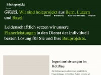 holzprojekt.ch Webseite Vorschau