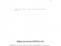 demtech.ch Webseite Vorschau