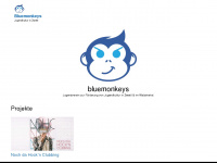 bluemonkeys.org Webseite Vorschau