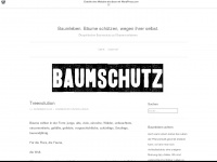baumgemeinschaften.wordpress.com Webseite Vorschau