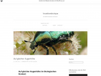 insektenbiotope.wordpress.com Webseite Vorschau