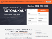 autoankauf-brandenburg-an-der-havel.de Webseite Vorschau