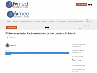 fvmed.ch Webseite Vorschau