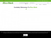 rico-werk.com Webseite Vorschau
