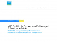 msp-dueren.de Webseite Vorschau