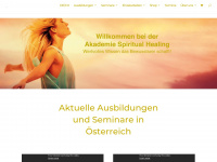 akademie-spiritualhealing.com Webseite Vorschau