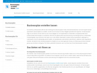 businessplan-erstellen-lassen.com Webseite Vorschau