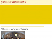 kirchenchor-eschenbach-sg.ch Webseite Vorschau