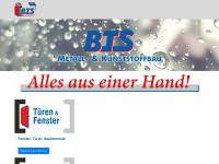 bts-metall.de Webseite Vorschau