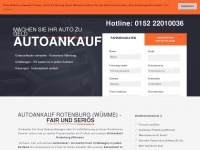 autoankauf-rotenburg-wümme.de Webseite Vorschau