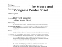 messe-basel.com Webseite Vorschau