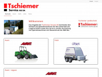 tschiemer-service.ch Webseite Vorschau